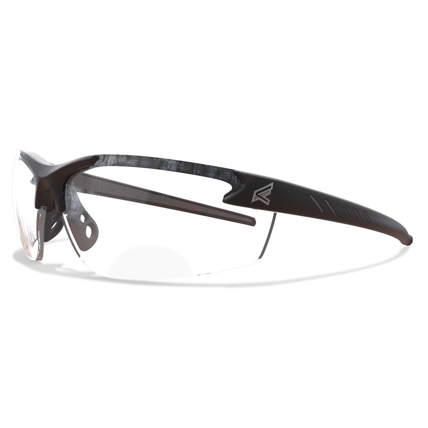 Edge Eyewear Zorge G2 Safety Glasses Clear Lens Black Frame 1 pc - Intensery