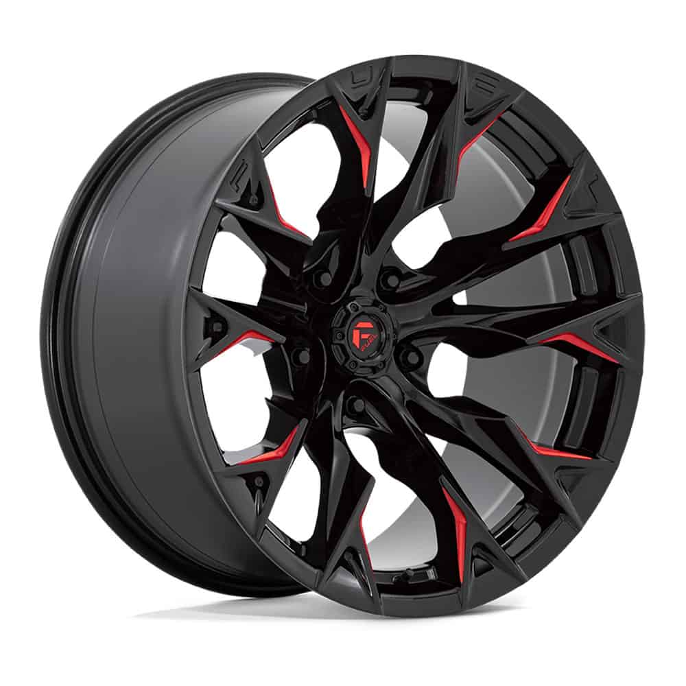 Fuel 1PC Wheels D823 20X10 5X5.5 G-BLK MILL C-RED -18MM - Intensery