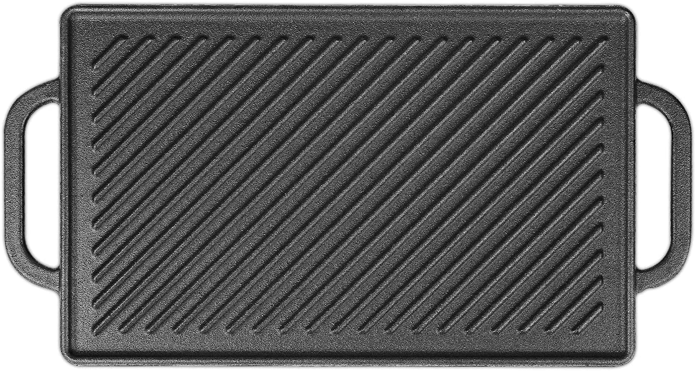 13'' BBQ Griddle Plate, Cast Iron Universal fits - Intensery