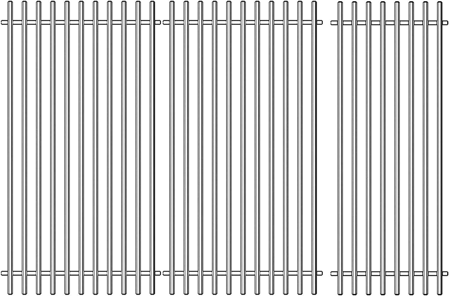 Cooking Grid Grates Kit for CharBroil 5 Burner 463468421, 463448021, 463450022, 463468221, 463468021, 463466522, 463465022 Performance Gas Grills - Intensery