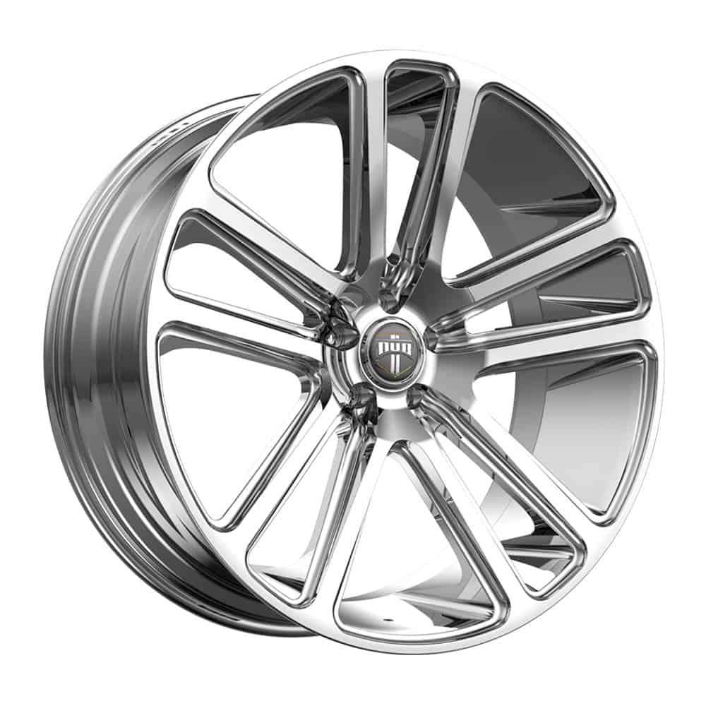 DUB 1PC S254 FLEX S254 26X10 6X5.5 CHROME 30MM - Intensery
