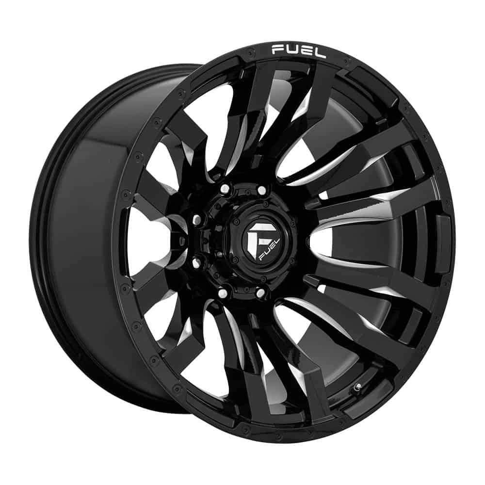 Fuel 1PC D673 BLITZ D673 16X8 6X5.5 GL-BLK-MIL 01MM - Intensery