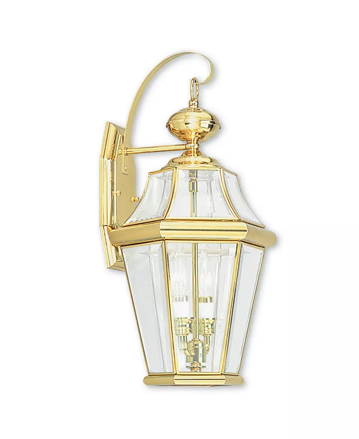 Livex CLOSEOUT!   Georgetown 2-Light Outdoor Wall Lantern - Intensery