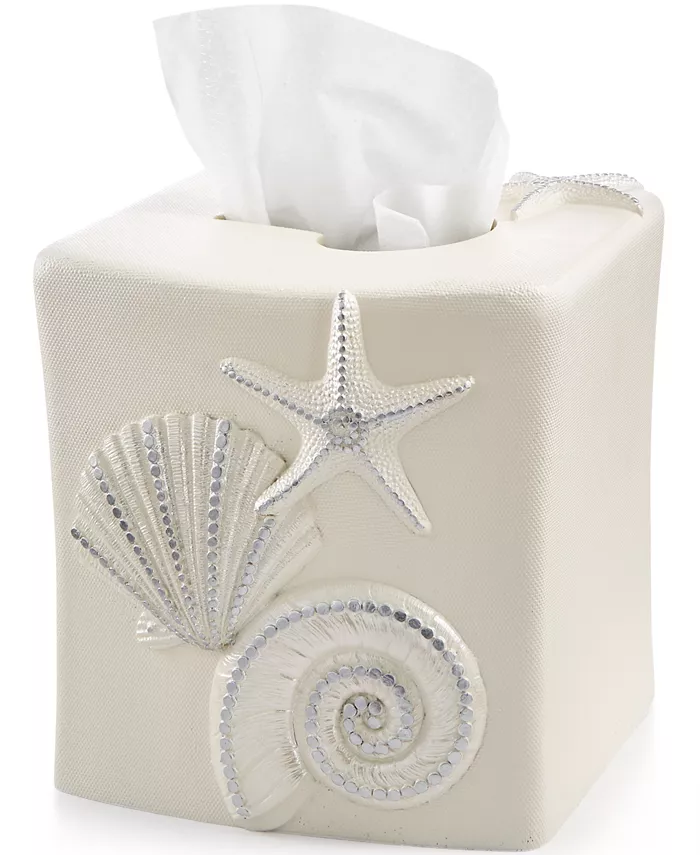 Avanti Bath， Sequin Shells Tissue Cover - Intensery
