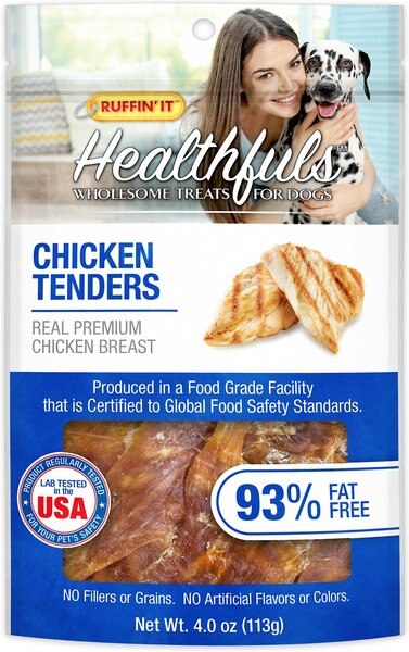 RUFFIN' IT Healthfuls Chicken Tenders Dog Treats - Intensery