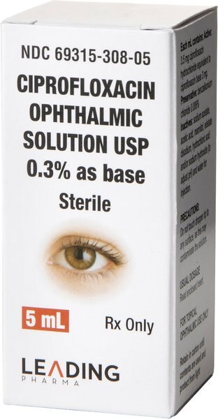 Ciprofloxacin (Generic) Ophthalmic Solution 0.3% - Intensery