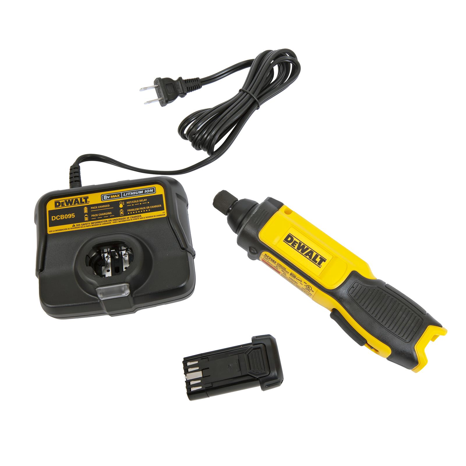 Dewalt DCF682N1 Dewalt 8V MAX Gyroscopic Inline Screwdrivers - Intensery