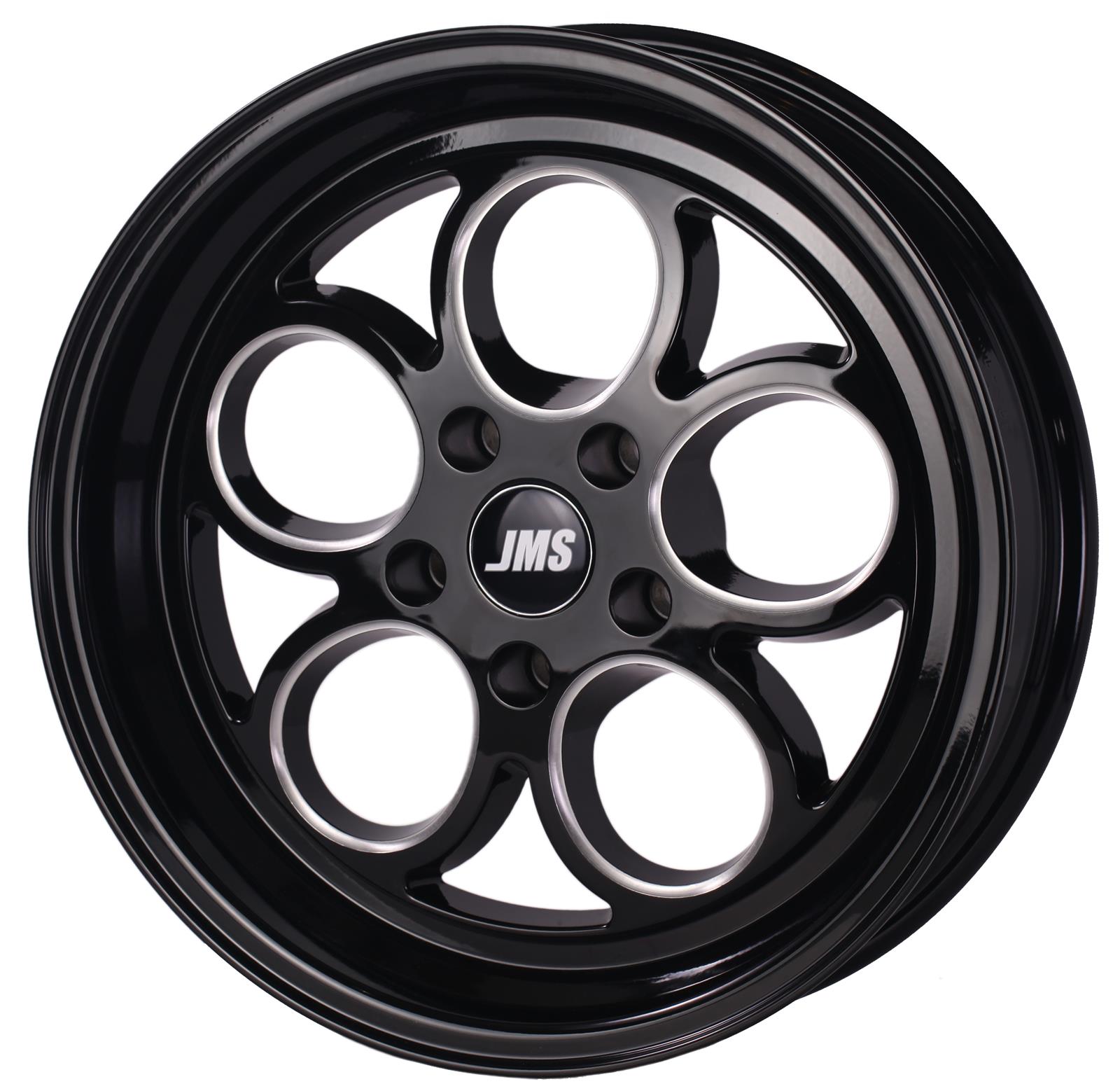 JMS Chip and Performance S1745175FB JMS Chip Savage Series Clearcoated Black Diamond Cut Wheels - Intensery