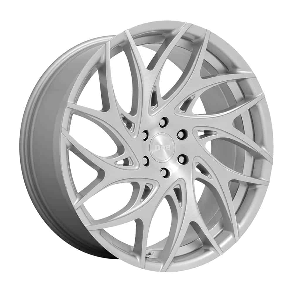 DUB 1PC S260 G.O.A.T. S260 22X9 5X5.0 SLVR-BRSH 35MM - Intensery