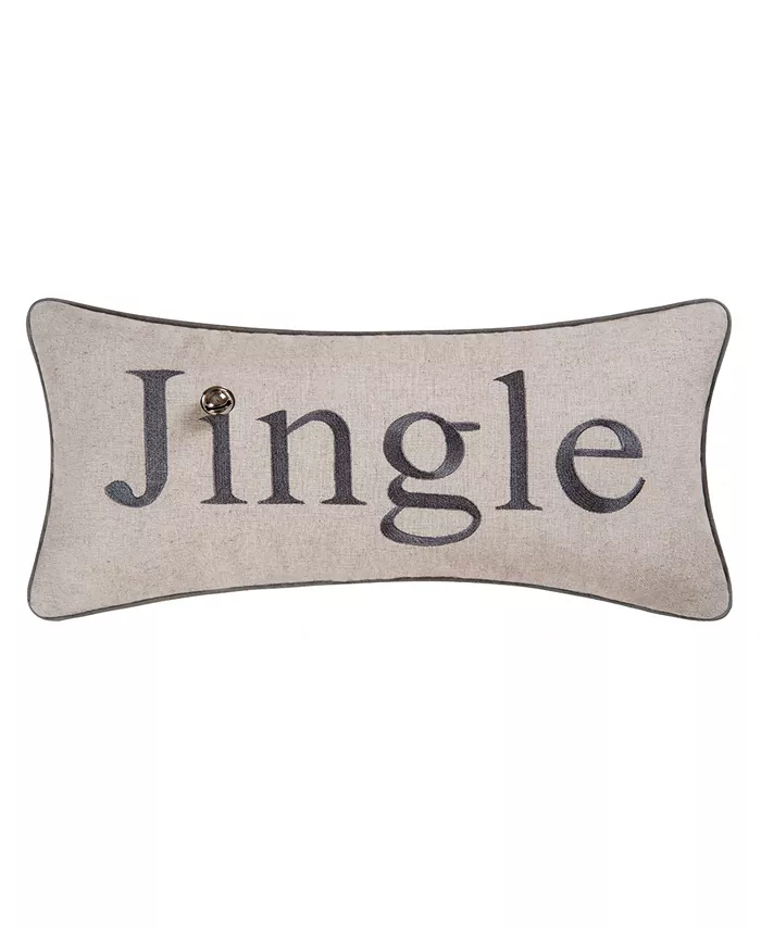 CandF Home Jingle Embroidered Pillow - Intensery