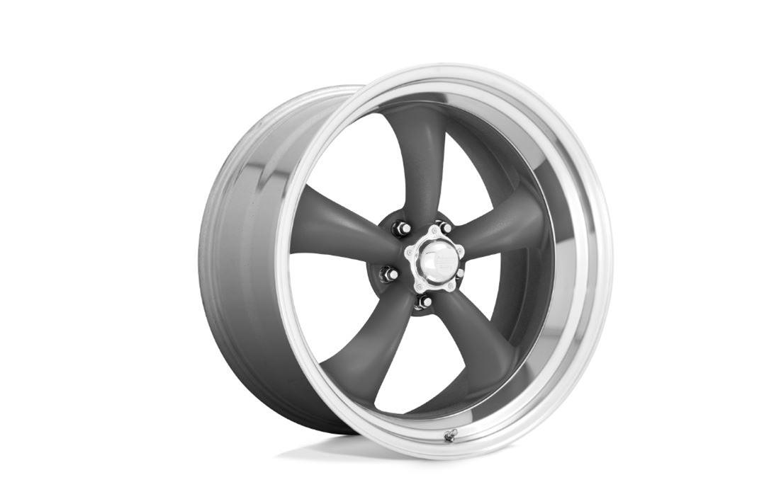 American Racing VN2155863US American Racing VN215 Gray Classic Torq-Thrust II One-Piece Wheels - Intensery