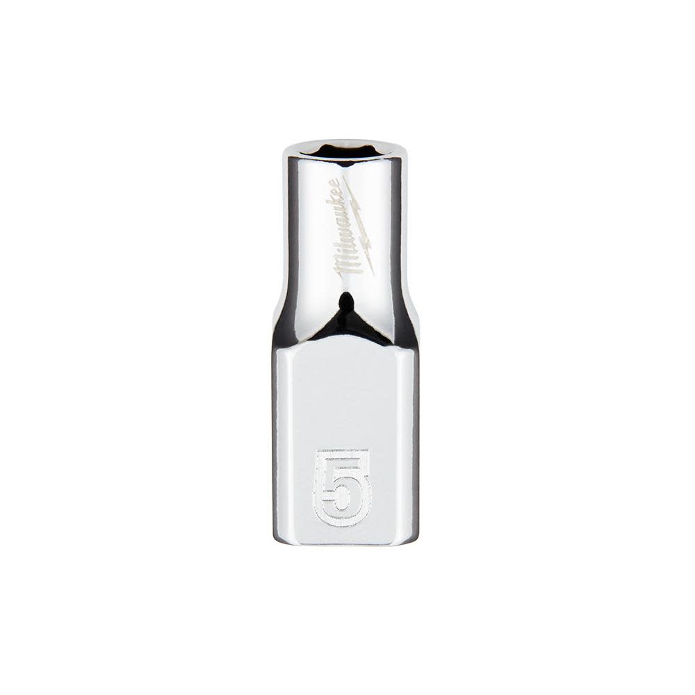 Milwaukee 1/4 in. Drive 5mm Metric 6-Point Socket 45-34-9030 from Milwaukee - Intensery