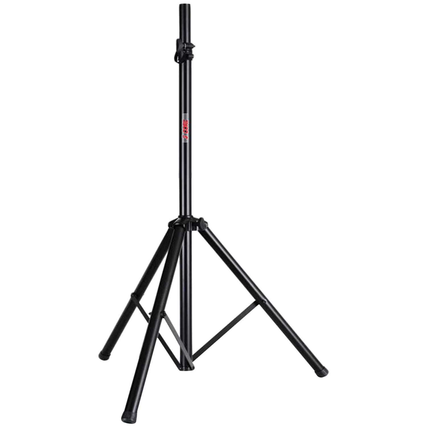 5 Core PA Speaker Stands Adjustable Height Professional Heavy Duty DJ Tripod with Mounting Bracket and Tie, Extend from 40 to 72 inches, Black - Suppo - Intensery
