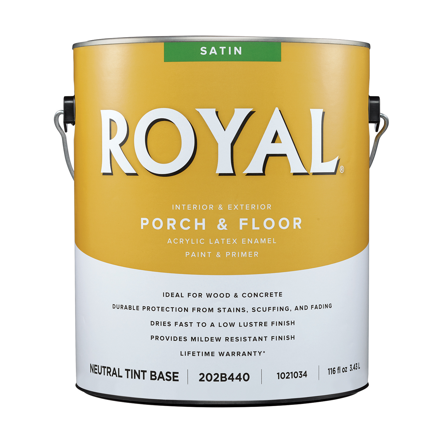 Royal Satin Neutral Base Porch \u0026 Floor Paint 1 gal - Intensery