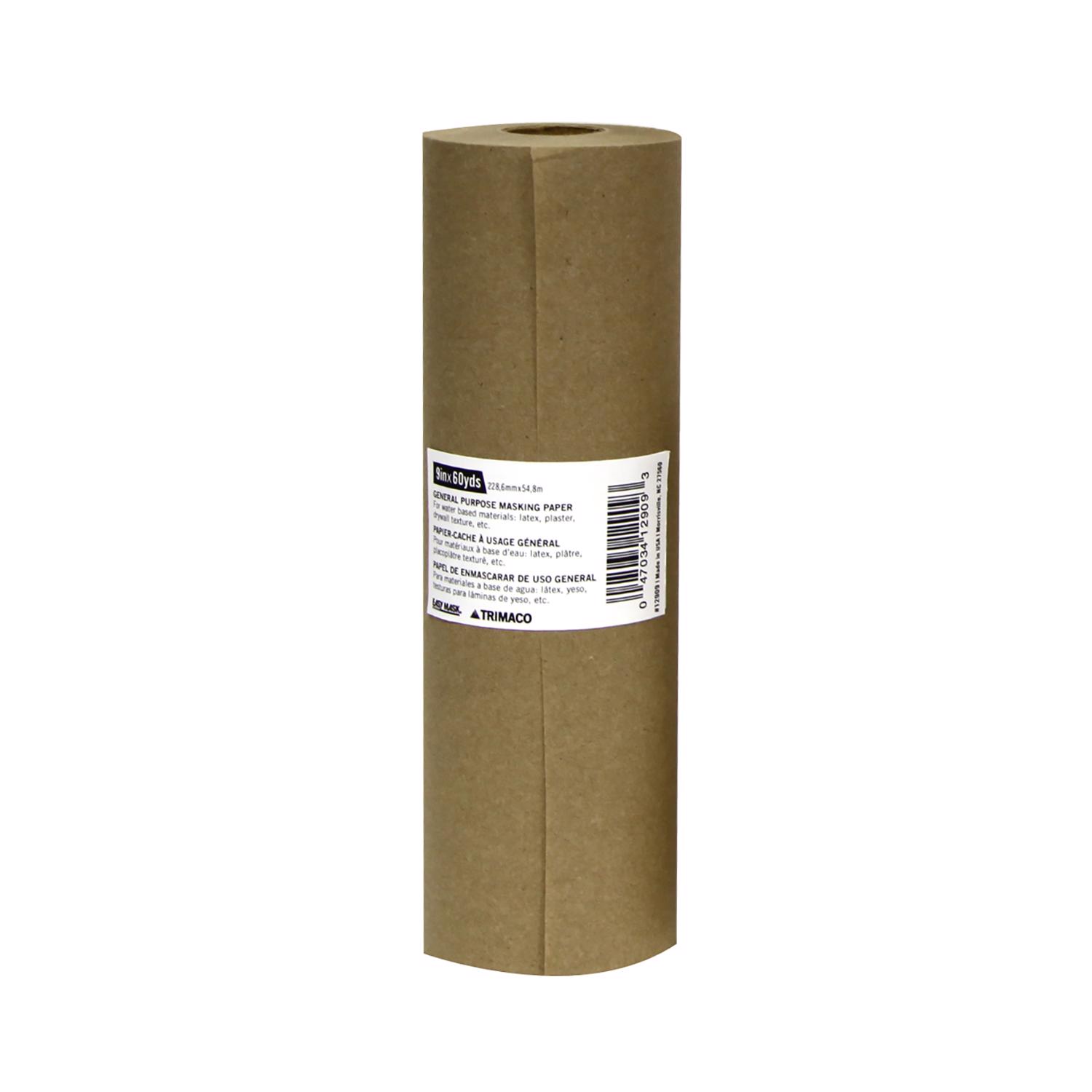 Trimaco 9 in. W X 60 ft. L Paper Masking Paper 1 pk - Intensery