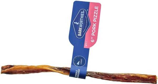 Barkworthies Pork Pizzle Dog Treats - Intensery