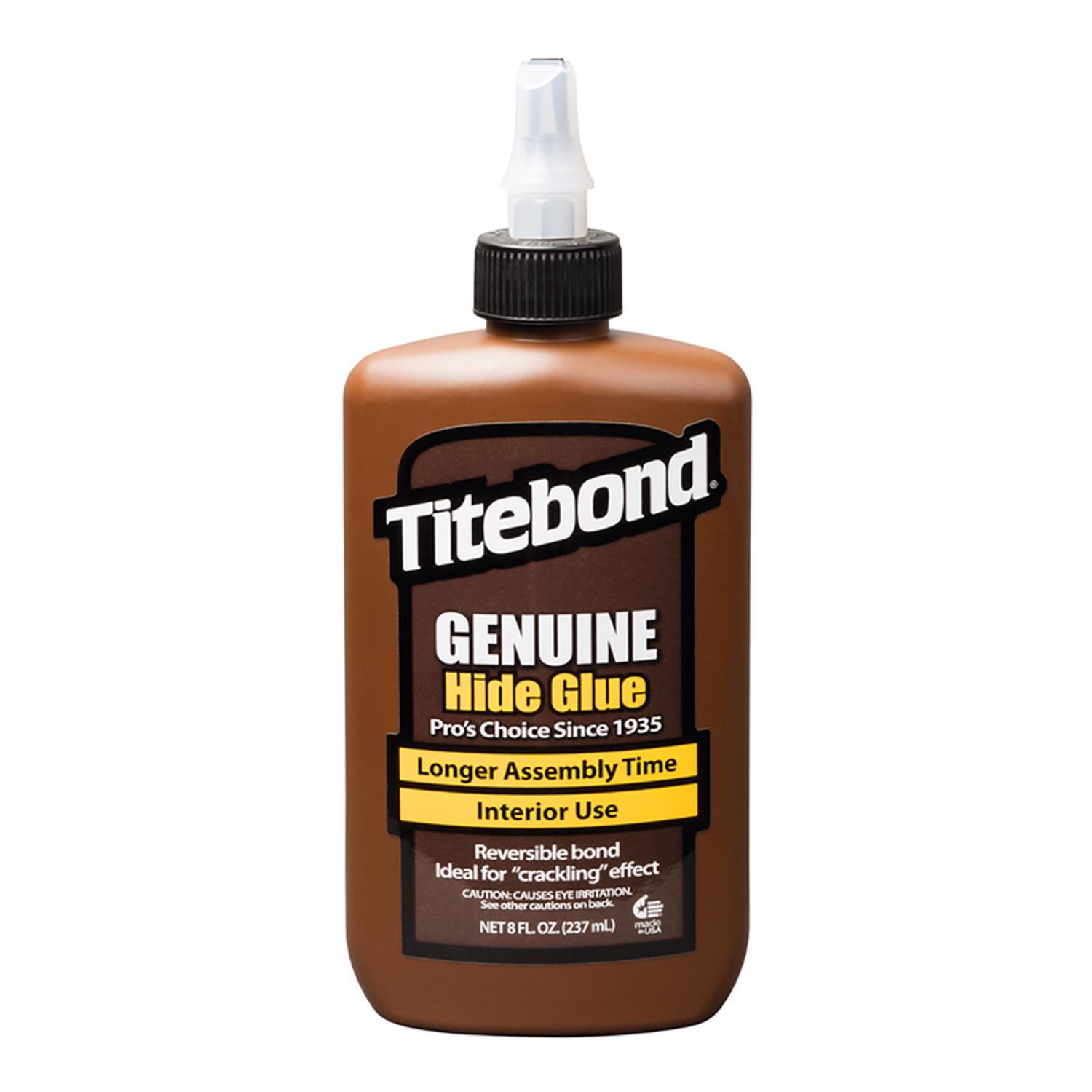 Titebond Liquid Hide Translucent Wood Glue 8 oz - Intensery