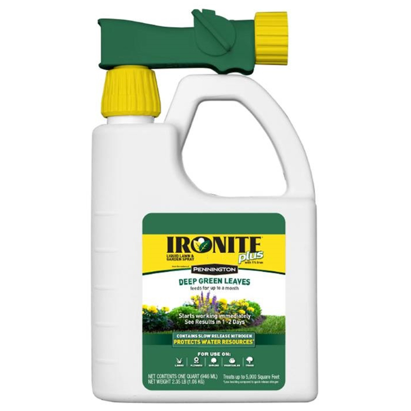 Pennington Ironite Slow-Release Nitrogen Lawn Fertilizer For All Grasses 5000 sq ft - Intensery