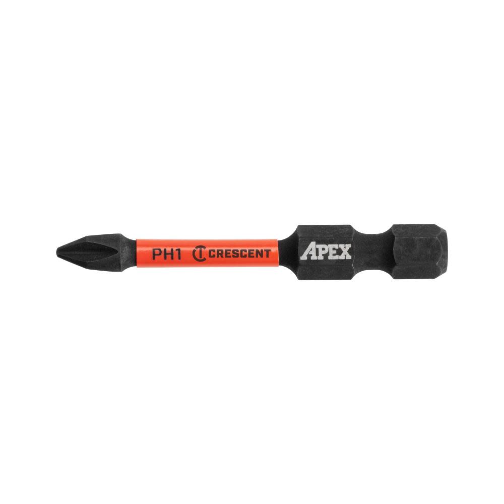 CRESCENT APEX Phillips Vortex Impact Power Bit  #1 x 2 - Intensery