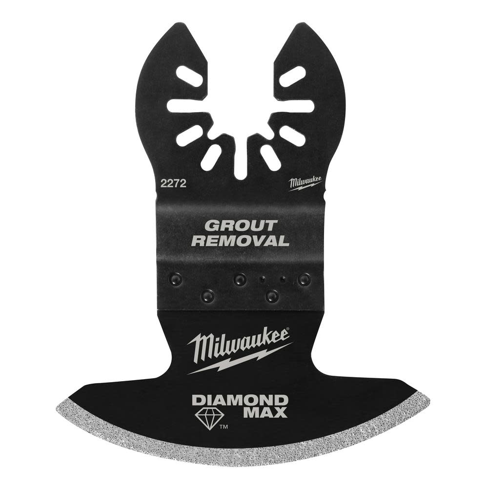 Milwaukee Universal Fit OPEN-LOK Diamond MAX Diamond Grit Grout Removal Multi-Tool Blade 1 PK 49-25-2272 from Milwaukee - Intensery
