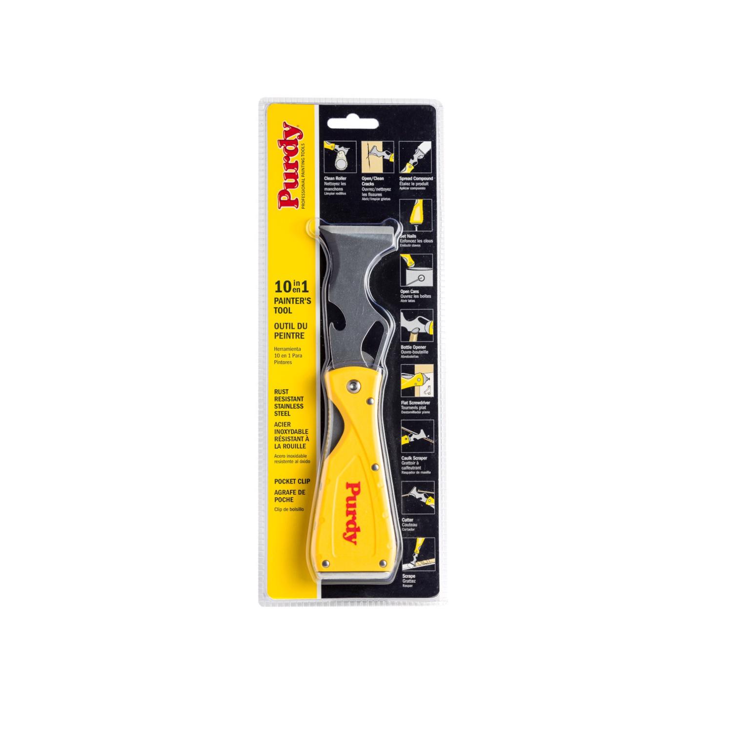 Purdy Premium Folding 1-3/4 in. W Stainless Steel Painter\u0027s Tool - Intensery