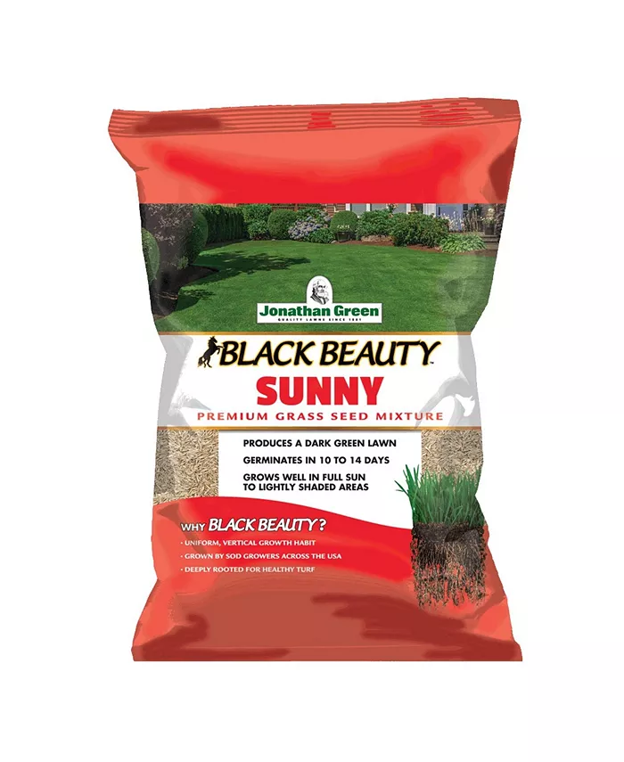 Jonathan Green Black Beauty Sunny Premium Grass Seed Mixture， 7# bag - Intensery
