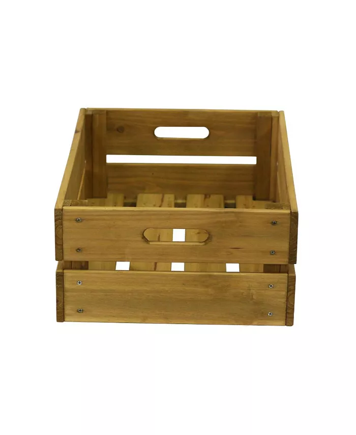 VegTrug Wooden Crate - Natural (FSC 100%) - Intensery