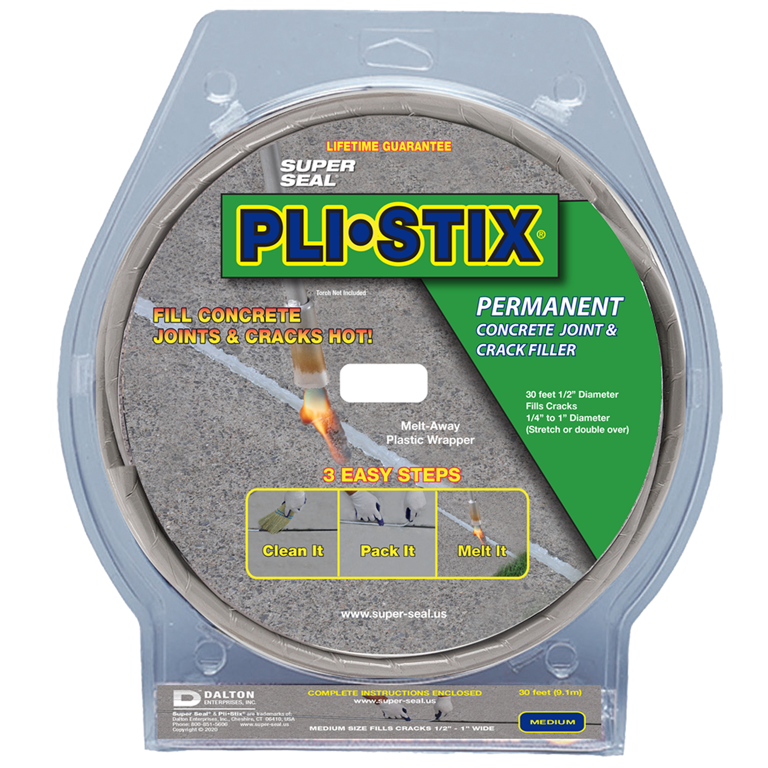Super Seal Pli-Stix Flat Gray Floor \u0026 Driveway Coating 30 linear ft - Intensery
