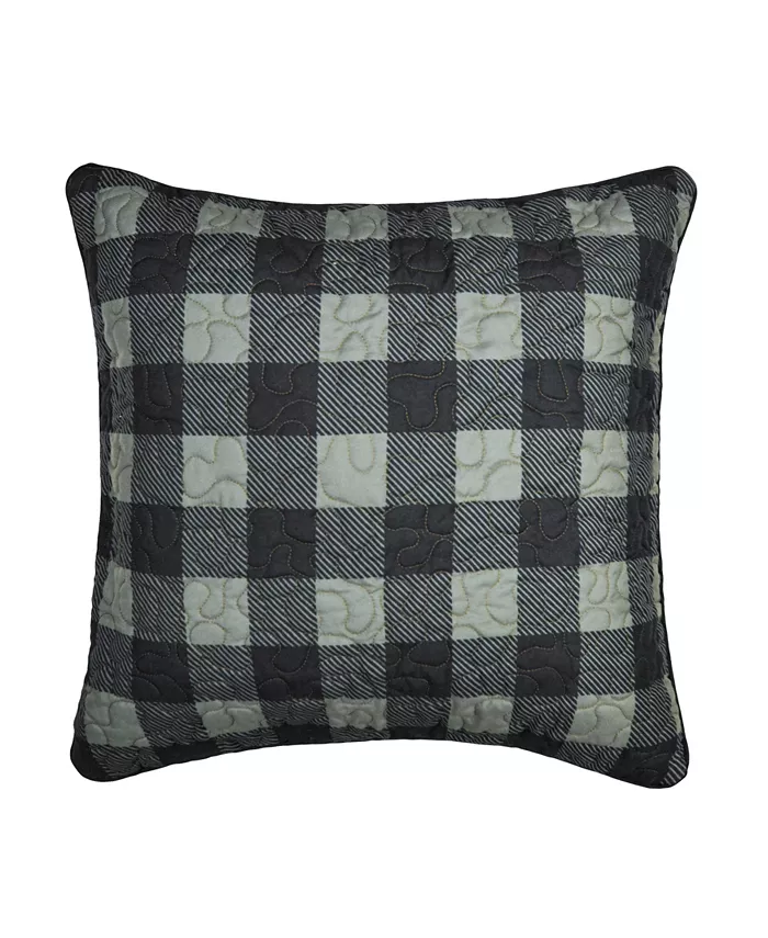 American Heritage Textiles Bear Walk Plaid Decorative Pillow， 18