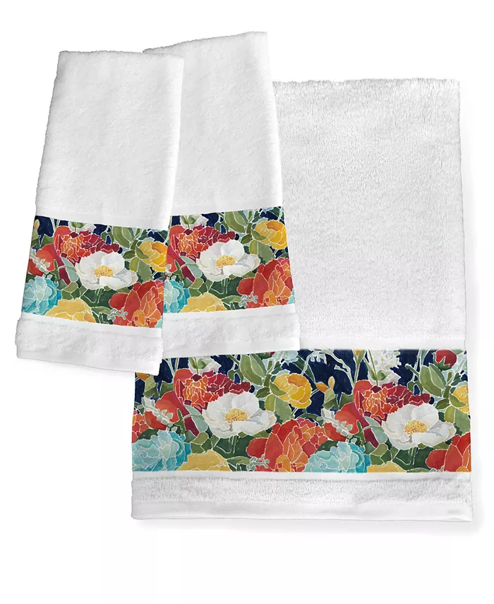 Laural Home Midnight Floral Bath Towel - Intensery
