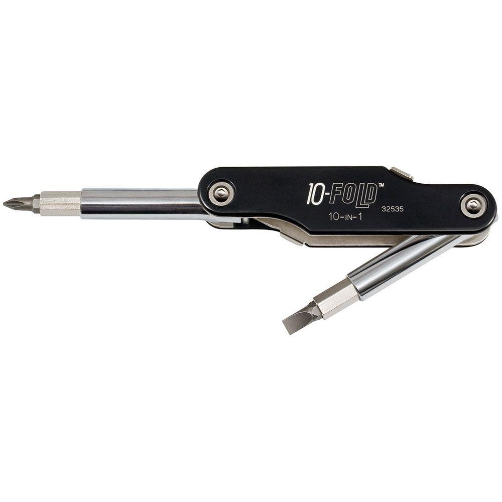 Klein Tools 10-in-1 Folding Screwdriver 32535 from Klein Tools - Intensery