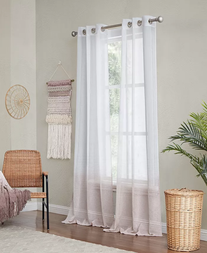 Dainty Home Linea Window Panel Set， 76