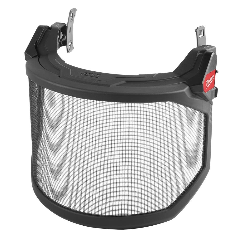 Milwaukee BOLT Full Face Shield Metal Mesh Compatible with Milwaukee Safety Helmets and Hard Hats - Intensery