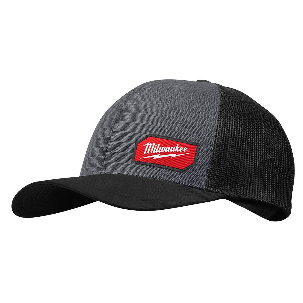 Milwaukee GRIDIRON Snapback Trucker Hat Gray 505G from Milwaukee - Intensery