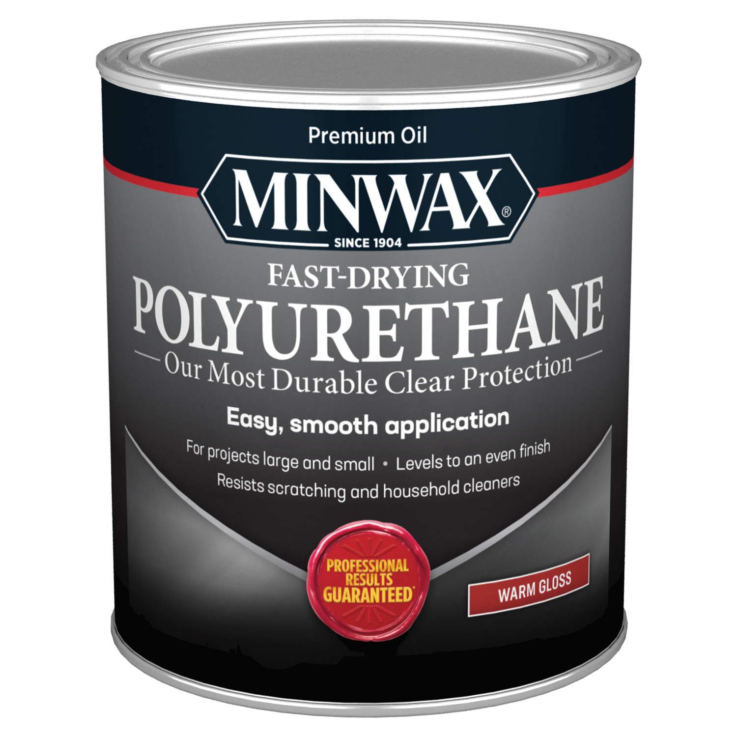 Minwax Gloss Clear Oil-Based Fast-Drying Polyurethane 1 qt - Intensery