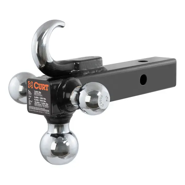 CURT Class 3 Hitch TriBall with Hook - Intensery