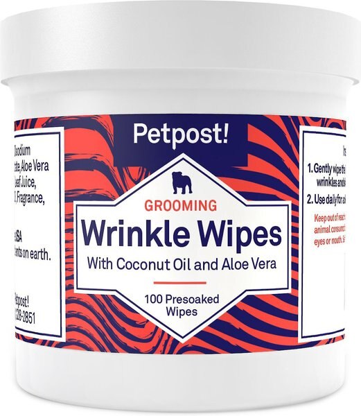 Petpost Bulldog Wrinkle Wipes - Intensery