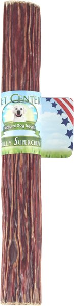 Pet Center 7-inch Bully Superchew Dog Treat， 1 count - Intensery