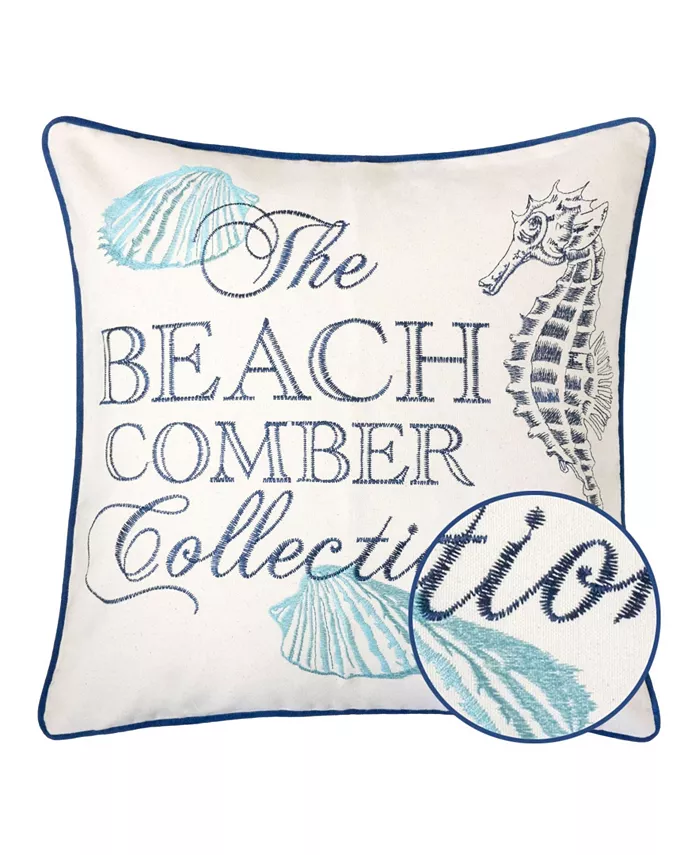 Homey Cozy Beach Square Decorative Throw Pillow - Intensery