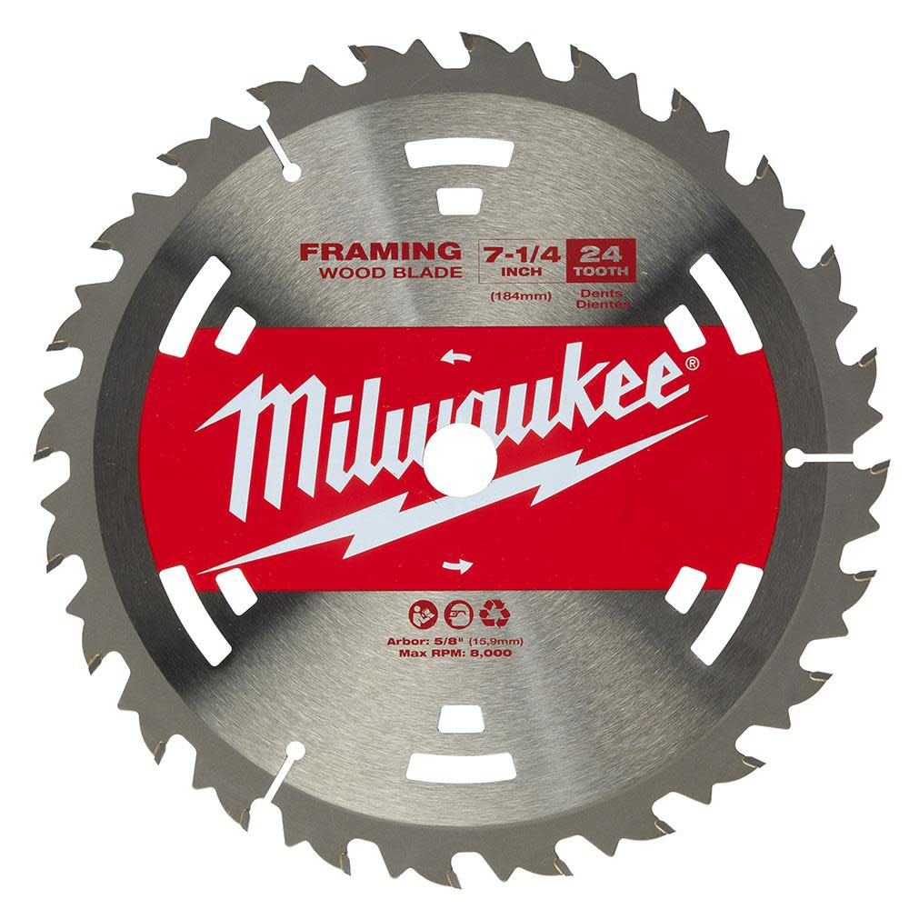 7-1/4 in. 24T Basic Framer Circular Saw Blade - Intensery