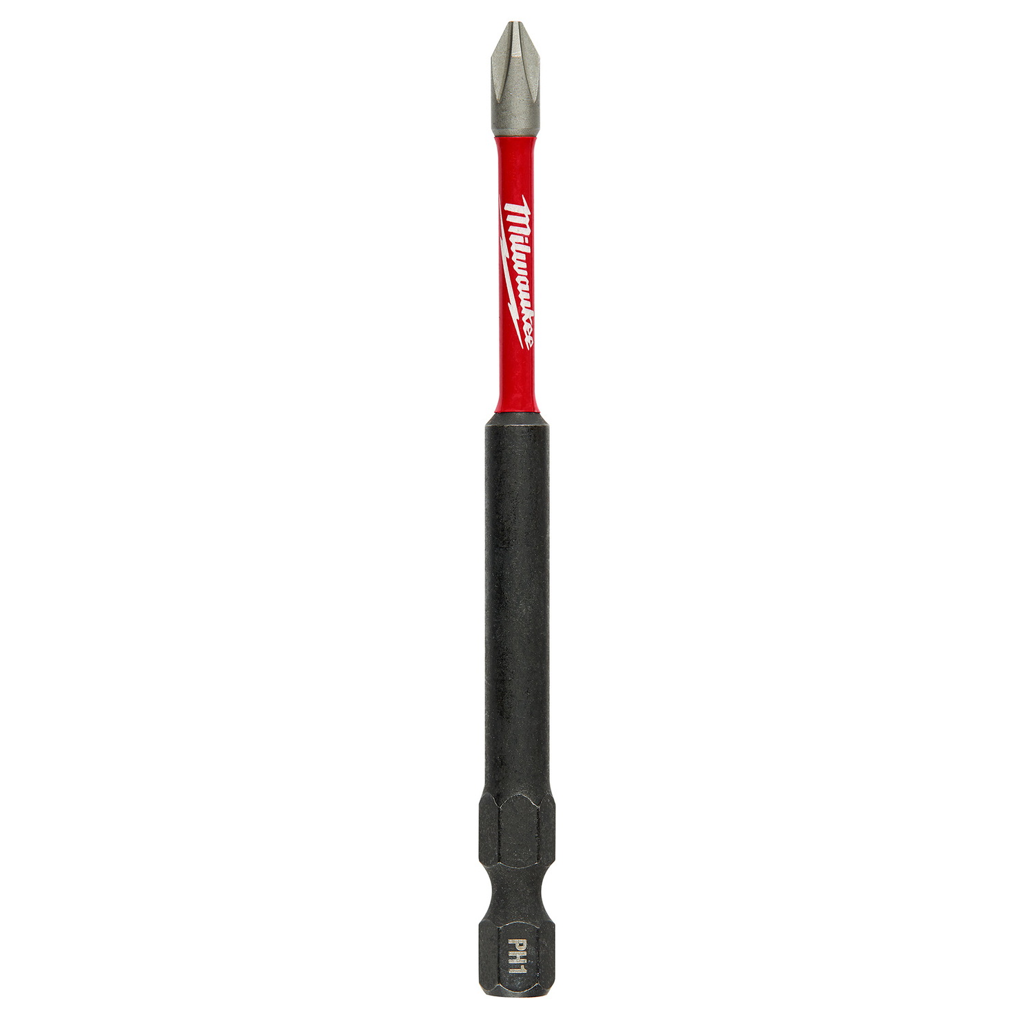 Milwaukee Shockwave Phillips #1 X 3-1/2 in. L Impact Power Bit Steel 1 pc - Intensery