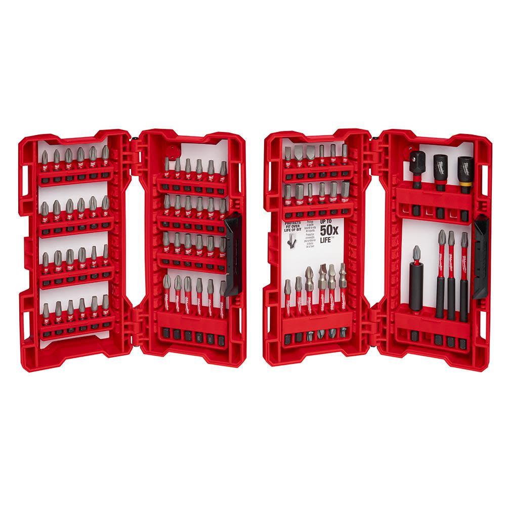 Milwaukee 74-Piece SHOCKWAVE Impact Duty Driver Bit Set 48-32-4062 from Milwaukee - Intensery