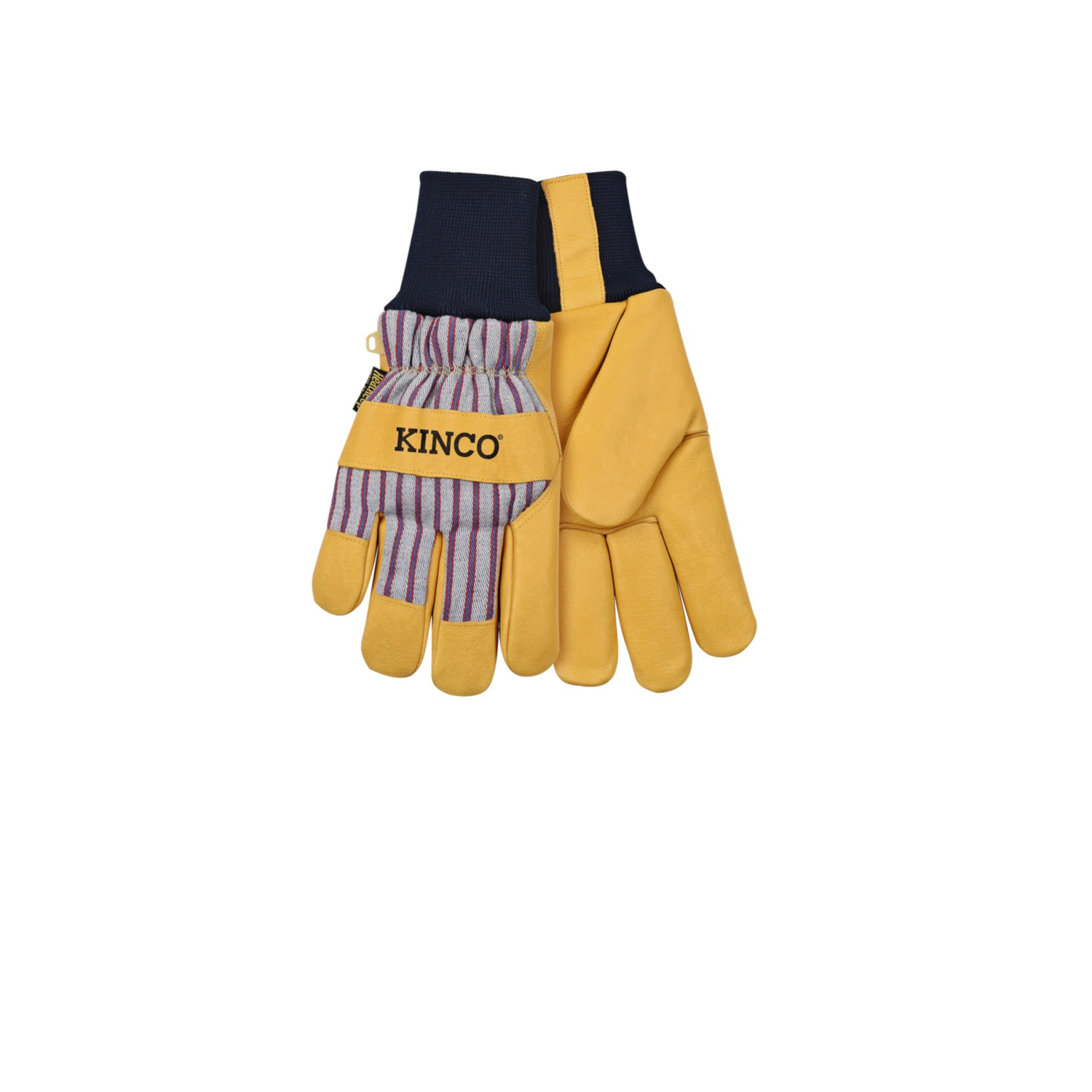Kinco Men\u0027s Outdoor Knit Wrist Work Gloves Yellow L 1 pair - Intensery