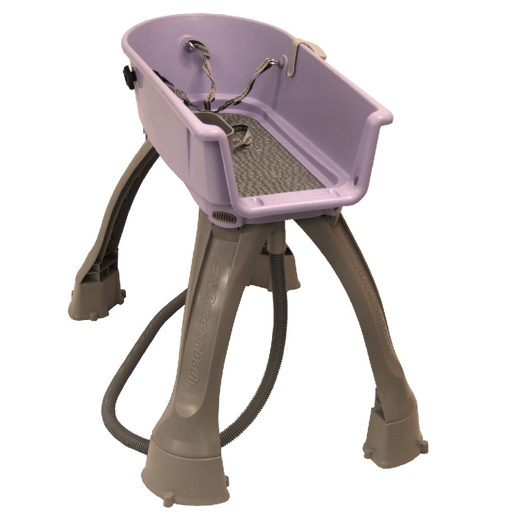 Booster Bath Elevated Dog Bath and Grooming Center Medium Lilac 33
