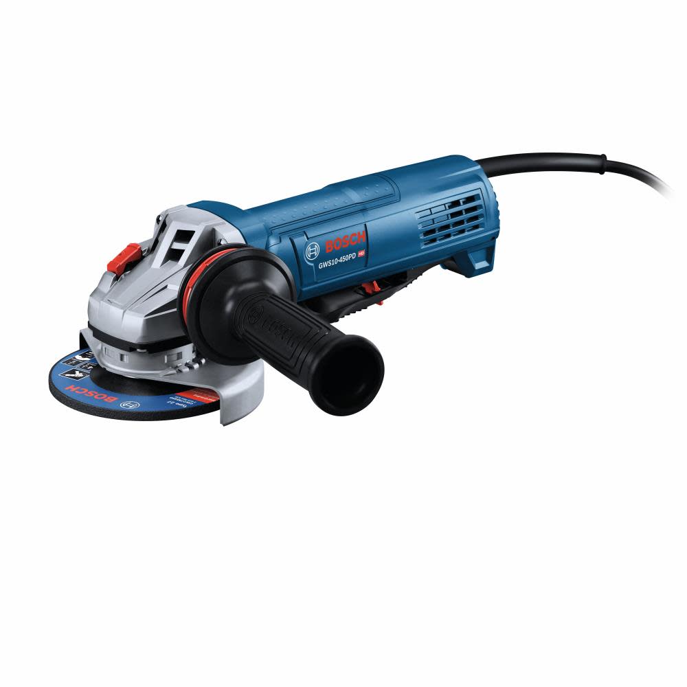Bosch 4 1/2 Ergonomic Angle Grinder with No Lock-On Paddle Switch - Intensery