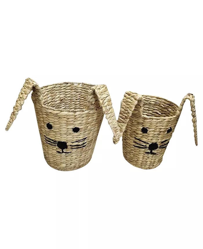 Baum Round Tapered Baskets， Set of 2 - Intensery