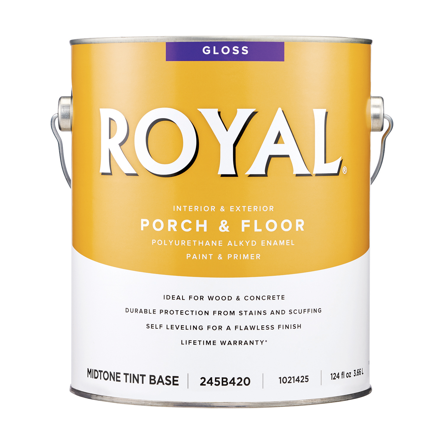 Royal Gloss Mid-Tone Base Porch \u0026 Floor Alkyd Enamel 1 gal - Intensery
