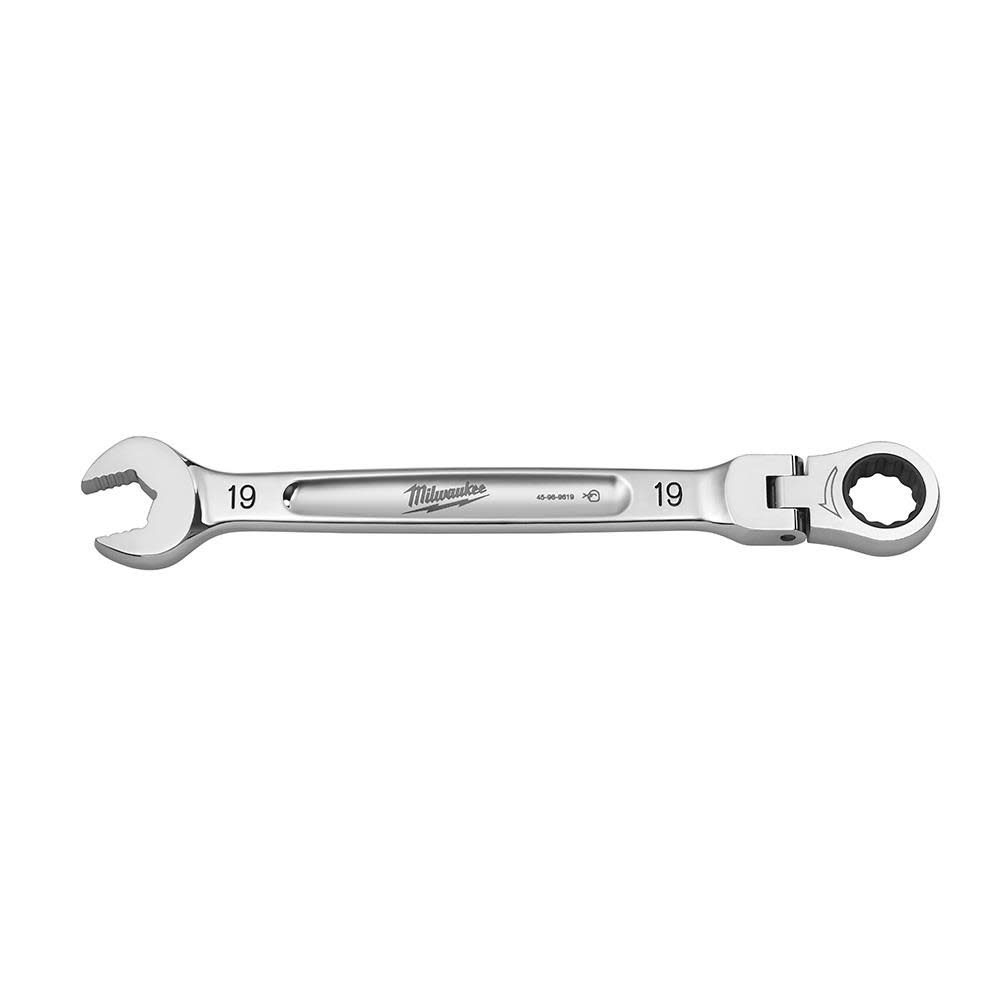 Milwaukee Combination Wrench Flex Head Ratcheting 19mm 45-96-9619 from Milwaukee - Intensery