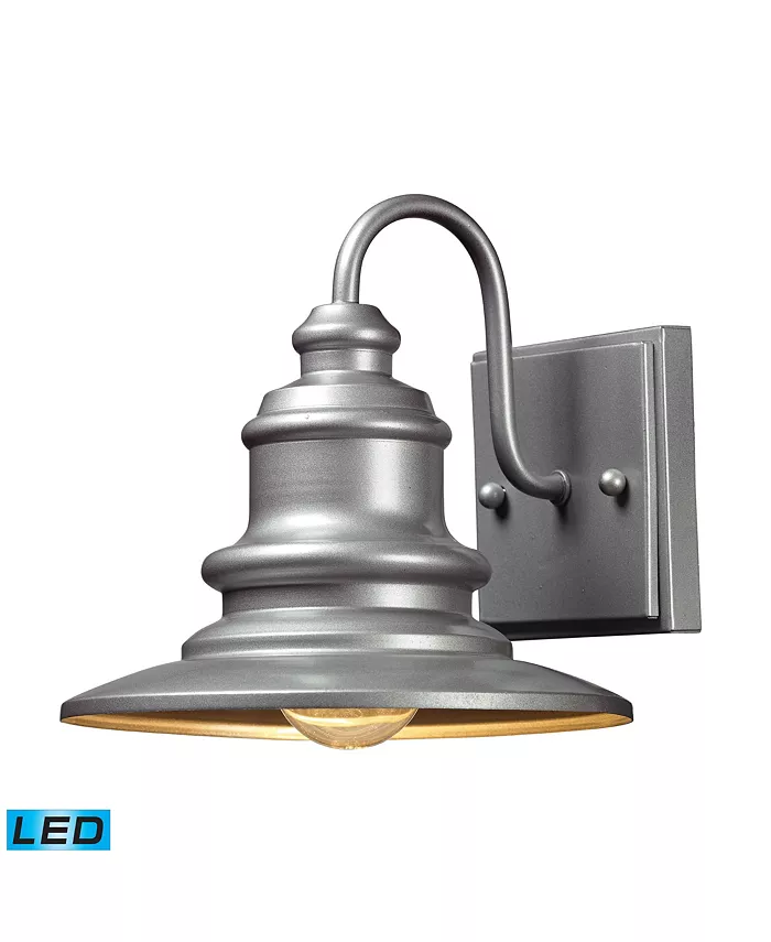Macy's 1 light outdoor sconce in matte silver - Intensery