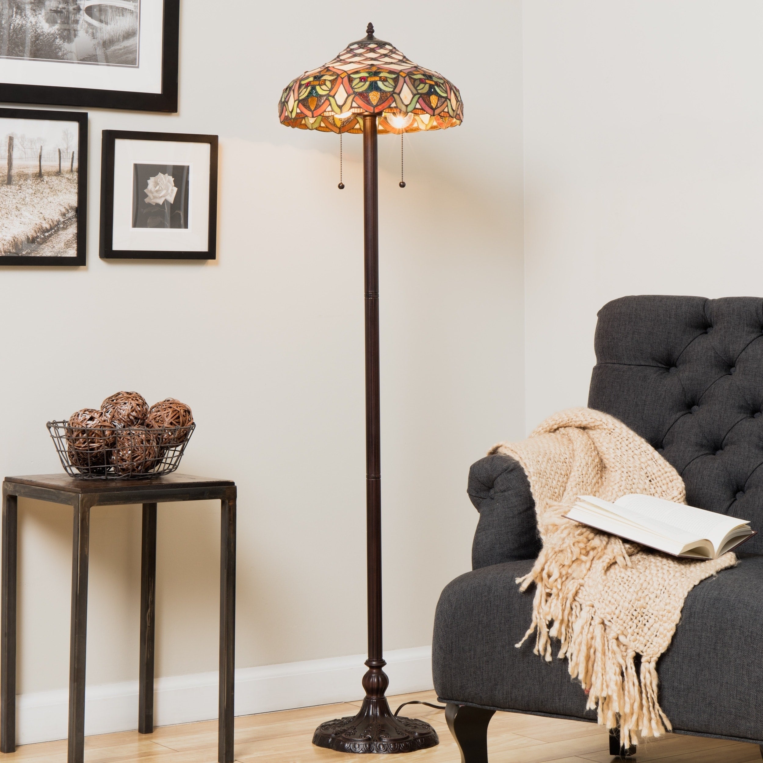 Tiffany-style Ariel Floor Lamp - Intensery